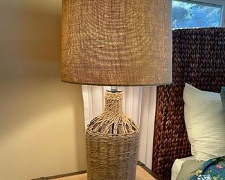 natural fiber lamp