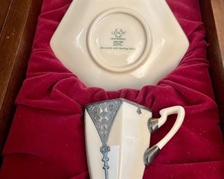 Total of 6 Lenox demitasse sets in original boxes/all unused & Rare /papers/Sold complete with the Lenox Tea Service….perfect condition 