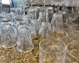 lots stemware, some signed