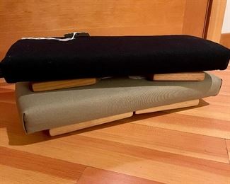 (2) Meditation Benches….small fold down legs
