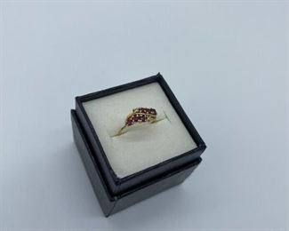 Ruby diamond ring