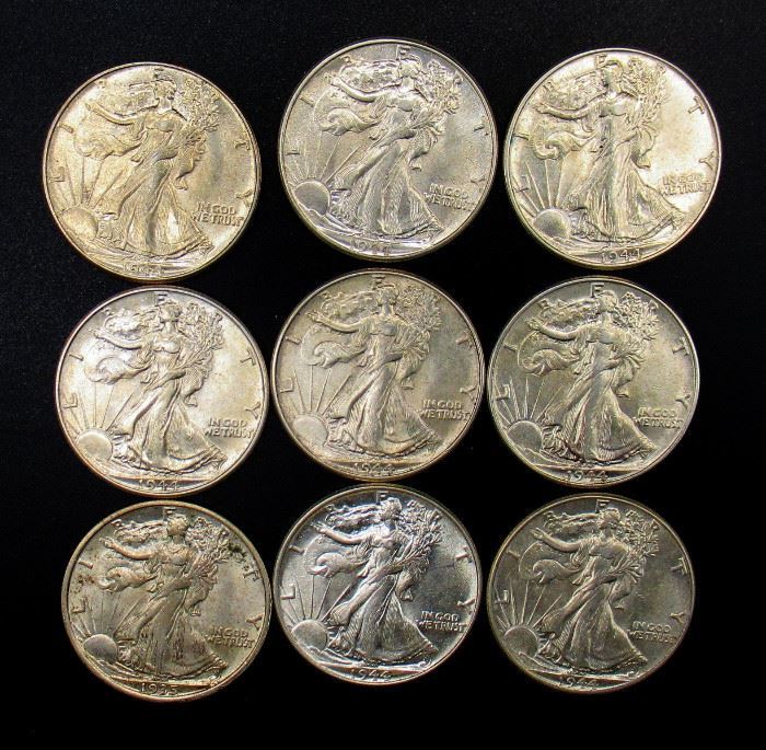 Walking Liberty Half Dollars