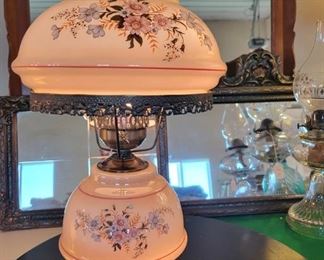 Vintage “Gone with the Wind” Hurricane Lamp