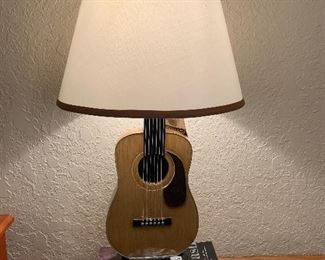 cute guitar lamp