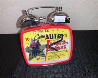 Gene Autry alarm clock