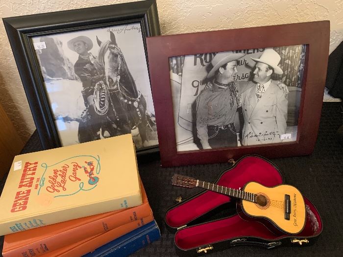 Gene Autry photos, books and memorabilia 