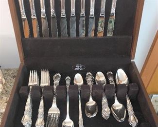 Eureka silver plated stemware set