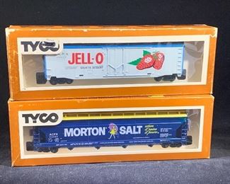 Tyco advertisement train cars