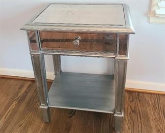 1 of 4 Mid Century Modern Mirror faced night stand (2 of 2)