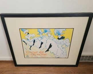 1 of 2 La Troupe de Mademoiselle Eglantine Print by Henri de Toulouse - Lautrec