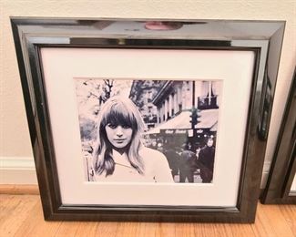 Framed picture of Marianne Faithfull