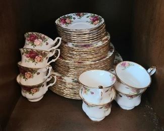 1 of 2 Royal albert Setting for 8  Bone China Set