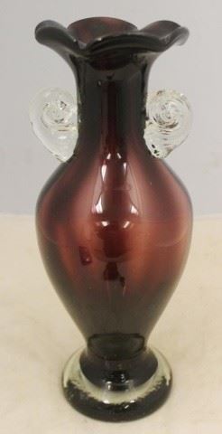 8 - Art Glass Vase 12 1/2 Tall

