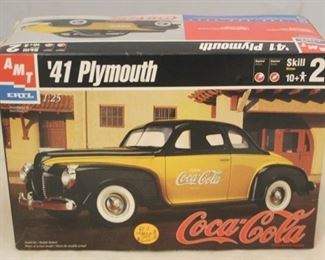 6 - AMT/ERTL '41 Plymouth Coca-Cola Model Kit
