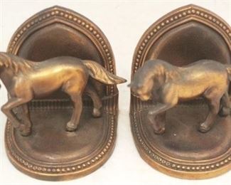 78 - Pair of Horse Bookends

