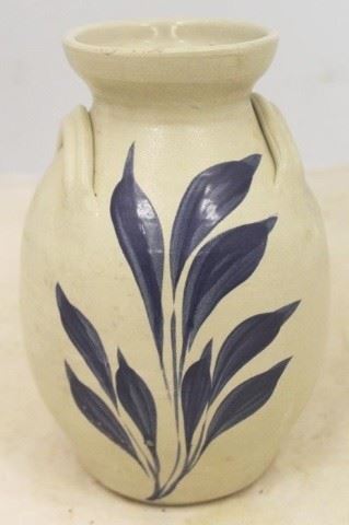 106 - Williamsburg Pottery Vase 7 1/2" tall