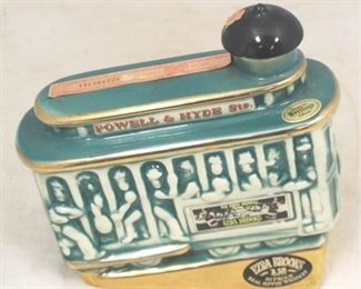 142 - Erza Brooks Train Liquor Bottle - 8 x 7 1/2