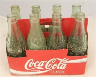 181 - Vintage 8-Pack Coca-Cola Bottles in Carton
