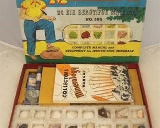 186 - Vintage Mineralogy Collector's Set