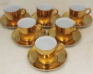 211 - 6 pc Cups & Saucers Set - 12 pcs