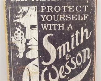 217 - Smith & Wesson Metal Sign - 12 x 16
