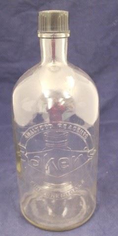 237 - Baker Chemical Glass Bottle 13 tall

