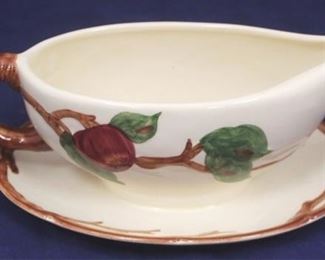 240 - Franciscan Apple Gravy Boat 8 3/4 x 4