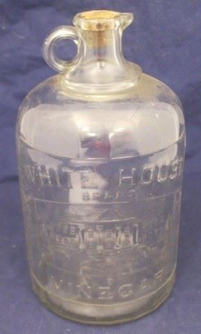 353 - White House Vinegar Bottle 11 1/2 tall
