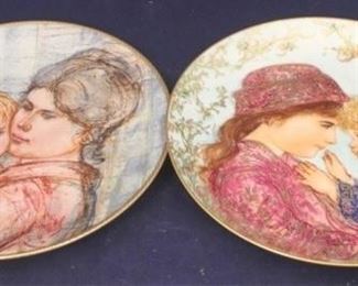 381 - Pair of Knowles Collector Plates 8 1/2" round
