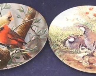 382 - Pair of "Bird" Collector Plates 8 1/2 round
