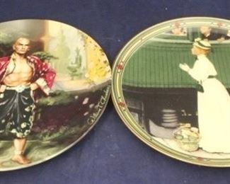 430 - Lot of 2 Knowles Collector Plates 8 1/2" round

