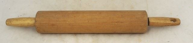 522 - Wood Rolling Pin - 16" long

