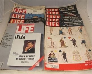 530 - Lot of 10 Vintage Life Magazines
