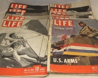 534 - Lot of 12 Vintage Life Magazines