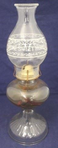 552 - Vintage Oil Lamp - 18" tall
