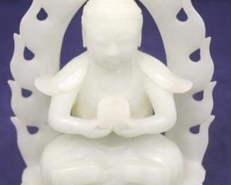 571 - Jade Oriental Figure - 6 x 4
