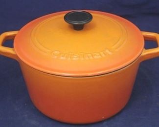 577 - Cuisinart Cast Iron Pot 10 1/2 x 9
