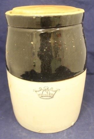 580 - 3 Gallon Stoneware Crock - 14 x 8 1/2
