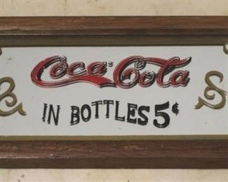 589 - Vintage Coca-Cola Mirror - 9 x 4 1/2
