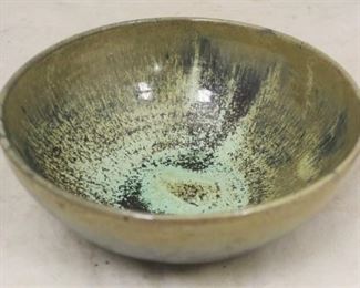 592 - Cole Pottery Signed Bowl - 8" round
