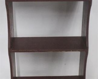 645 - Hanging Wood Shelf 23 x 12 1/2 x 5 1/2
