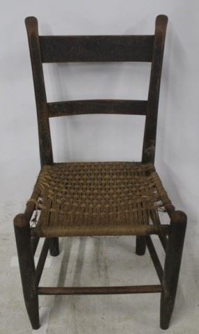 655 - Primitive Chair 21 x 13 x 15 1/2
