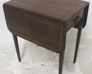 674 - Drop Side One Drawer Table 27 x 24 x 13 1/2
