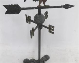 685 - Cast Iron Rooster Weathervane 23 tall
