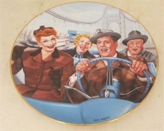 752 - I Love Lucy Collector Plate 8 1/2 round
