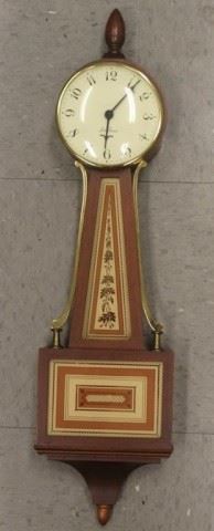 807 - Seth Thomas "Homestead" Banjo Clock 25 x 6 1/2