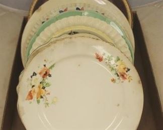 822 - Tray Lot of Assorted Plates
