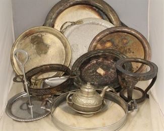 820 - Lot of Assorted Pewter & Silver Plated Items
