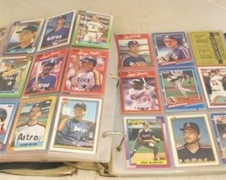 829 - 3 Ring Binder w/ Assorted Baseball Cards
