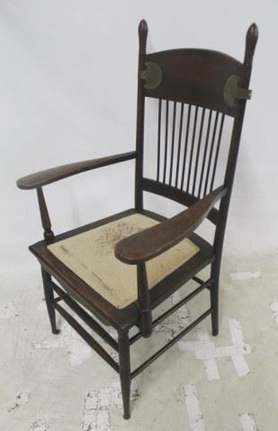 893 - Antique Chair 45 x 25 1/2 x 20 1/2
